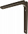 STAYER 200 х 250 х 1.2 мм, коричневый, уголок-кронштейн (37412-3)