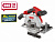 Аккум. циркулярная пила WORTEX CCS 1819 в кор. ALL1