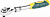 KRAFTOOL 3/8″, 72 зубца, телескопическая трещотка для торцовых головок, Pro (27798-3/8)