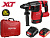 Аккум. перфоратор WORTEX CRH 1822 XLT SET БЕСЩЕТ., 18 В, 2.6 Дж, 26 мм