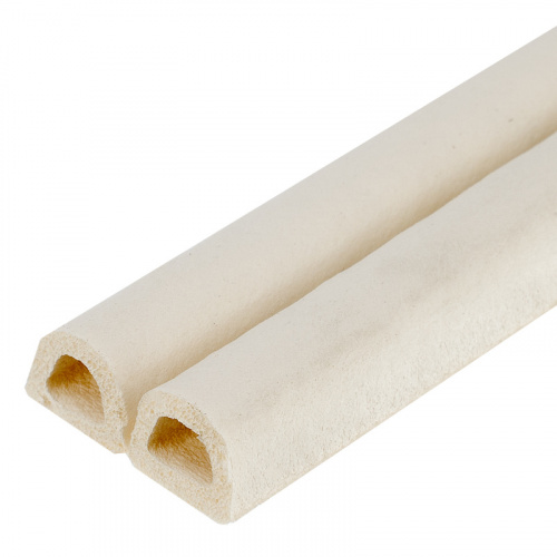 Уплотнитель, 12 м, профиль "D", белый Сибртех