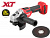 Аккум. углошлифмашина WORTEX CAG 1812-2 E в кор. XLT SOLO БЕСЩЕТ., 18 В, 125 мм, 3000-8500 об/мин