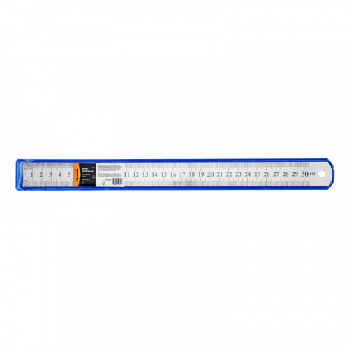 Линейка измерительная, 300 мм, металлическая Sparta