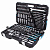Набор инструментов, 1/2", 3/8", 1/4", CrV, 120 зубьев, 216 предметов Gross