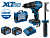 Аккум. дрель-шуруповерт BULL SR 1806 R-series Xcase XLTpro БЕСЩЕТ., Удар., 18 В, 80 Н*м, 2х6 А*ч