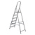 Стремянка, 6 ступеней, алюминиевая, Сибртех
