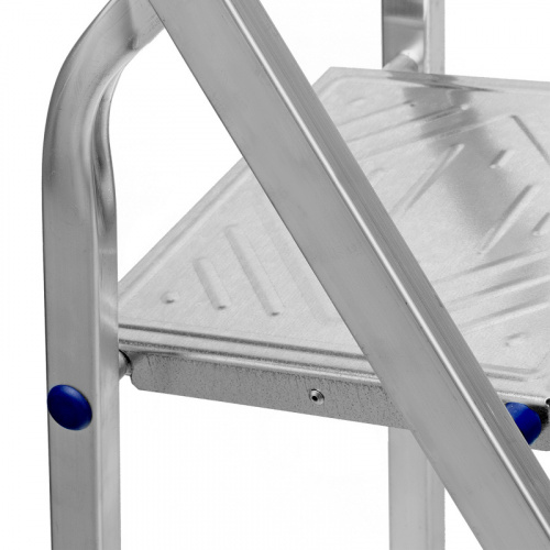 Стремянка, 4 ступени, алюминиевая, Сибртех