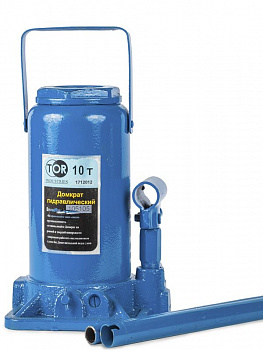 Домкрат гидравлический телескопический TOR ДГТ-10 г/п 10 т (2 уровня) (G)