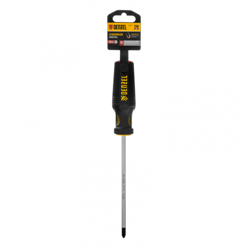 Отвертка, PH2х150 мм, S2, 3к рукоятка Denzel