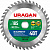 URAGAN Expert, 185 х 30/20 мм, 40Т, пильный диск по дереву (36802-185-30-40)