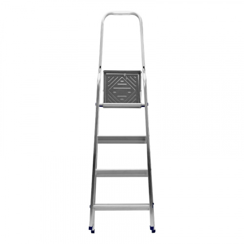 Стремянка, 4 ступени, алюминиевая, Сибртех