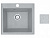Мойка кухонная из искусственного камня SOLO серый 500х460 мм, AV Engineering