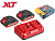 Набор аккумулятор 2х2 А*ч и зарядное устройство 2х2 А WORTEX ALL1 XLT в кор. SET