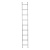 Лестница приставная, 9 ступеней, Сибртех