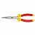 Длинногубцы прямые Insulated, 200 мм, двухкомпонентные рукоятки Matrix Professional