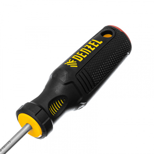 Отвертка, PH1х75 мм, S2, 3к рукоятка Denzel