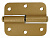 ПН-85, 85 x 41 х 2.5 мм, левая, цвет белый, карточная петля (37641-85L)