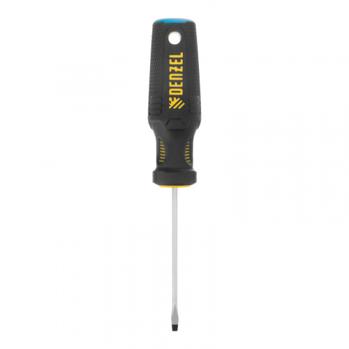 Отвертка SL3х75 мм, CrV, трехкомпонентная рукоятка Denzel