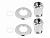 Американка прямая 1 1/4" вн.-нар. ХРОМ, AV Engineering (2 шт. в уп.)