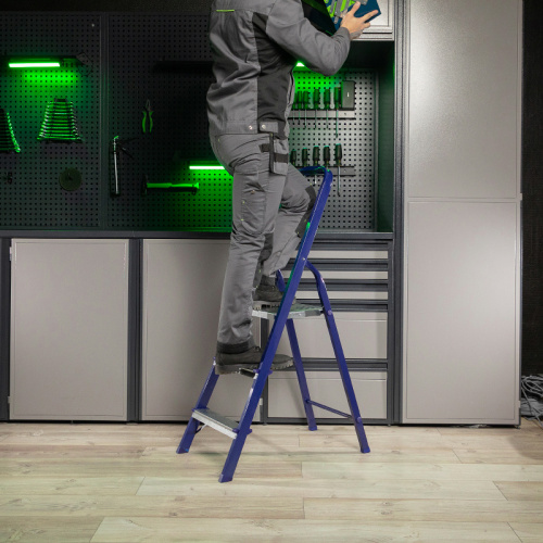 Стремянка, 3 ступени, стальная, Сибртех