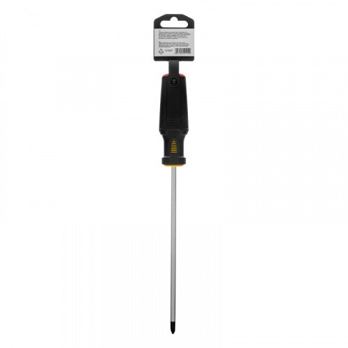 Отвертка, PH2х200 мм, S2, 3к рукоятка Denzel