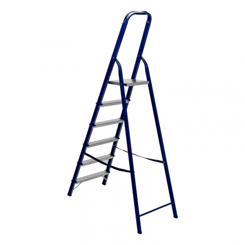 Стремянка, 6 ступеней, стальная, Сибртех