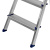 Стремянка, 4 ступени, алюминиевая, Сибртех