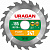 URAGAN Fast, 185 x 30/20 мм, 24Т, пильный диск по дереву (36800-185-30-24)