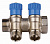 GENERAL FITTINGS вход 3/4″ - 2 выхода 1/2″, коллектор для холодной воды (51046-3/4-1/2-CT2)