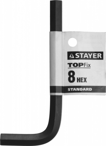 STAYER STANDARD, 8 мм, имбусовый ключ (27405-8)