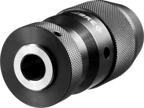 Патрон для станков, ЗУБР Профессионал 29086-16, В16мм, посадка на конус Морзе, высокоточный, быстрозажимной, D=0-16мм