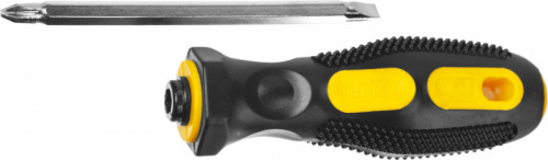 STAYER MAXFIX 70 мм переставная отвертка PH2/SL6