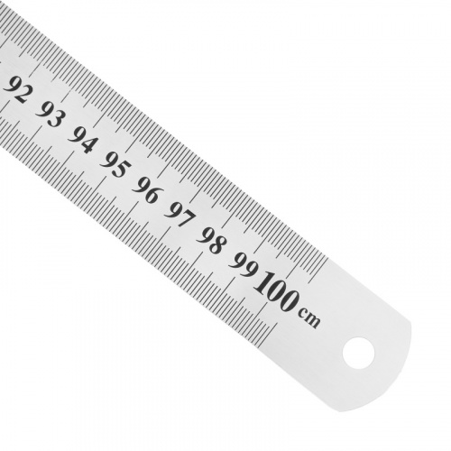 Линейка измерительная, 1000 мм, металлическая Sparta