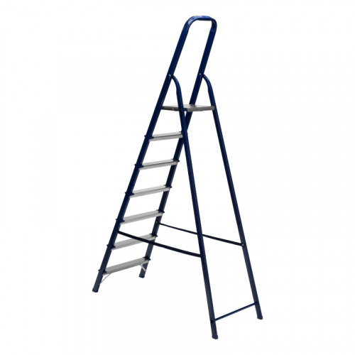 Стремянка, 7 ступеней, стальная, Сибртех