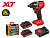 Аккум. ударный гайковерт/винтоверт WORTEX CWR 0118 в чем. ALL1 XLT SET БЕСЩЕТ., 18 В, 160 Н*м