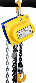 Таль ручная шестеренная цепная стационарная ТРШСп 1,0 т 12 м