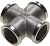 GENERAL FITTINGS внутренняя резьба 3/4″, никель, крестовина (51048-3/4)