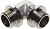 GENERAL FITTINGS штуцер/штуцер, 1/2″, никель, уголок с упором (51072-S/S-1/2)