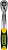KRAFTOOL 1/4″, 72 зубца, изогнутая трещотка для торцовых головок, Pro (27795-1/4)