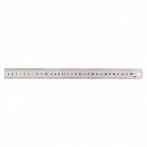 Линейка измерительная, 300 мм, металлическая Sparta