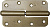 ПН-110, 110 x 41 х 2.8 мм, левая, цвет золотой металлик, карточная петля (37653-110L)