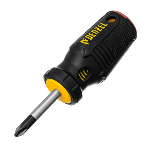 Отвертка, PH2х38 мм, S2, 3к рукоятка Denzel