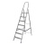Стремянка, 7 ступеней, алюминиевая, Сибртех