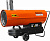 Нагреватель воздуха диз. Ecoterm DHI-51W непрям., 50 кВт, 2 колеса