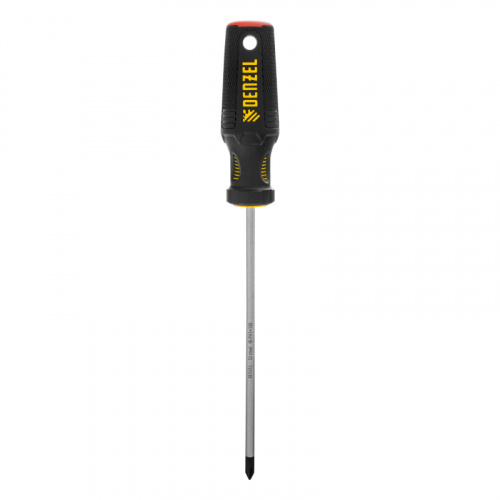 Отвертка, PH1х150 мм, S2, 3к рукоятка Denzel
