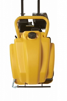 Виброплита TOR T-60 61 кг, 11кН Loncin бак, коврик, колесный комплект