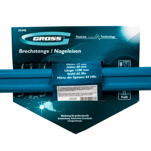 Лом-гвоздодер, двутавровый профиль, 1200х30х17 мм Gross