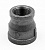 Муфта ред. 2" х 1 1/2" вн.-вн. чугун черн., AV Engineering