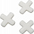 STAYER 6 мм, 75 шт, крестики для плитки (3380-6)