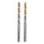 Сверло спиральное по металлу 3 x 60 мм, Р6М5, Golden Tip , 2шт. Denzel
